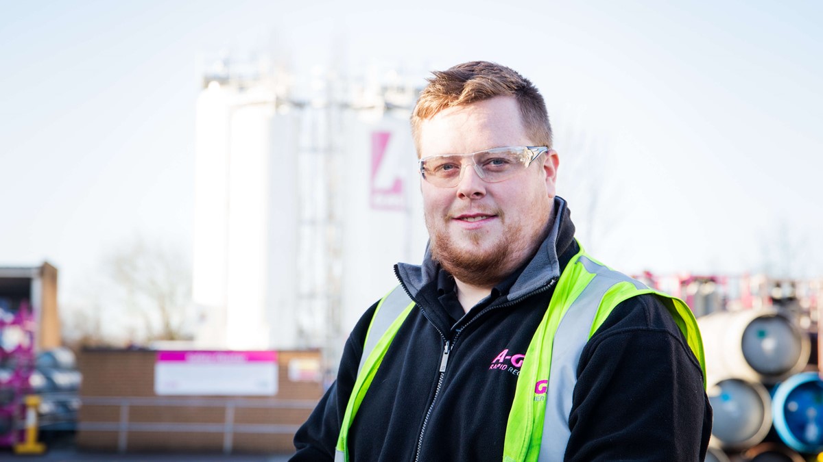 service engineer on site
