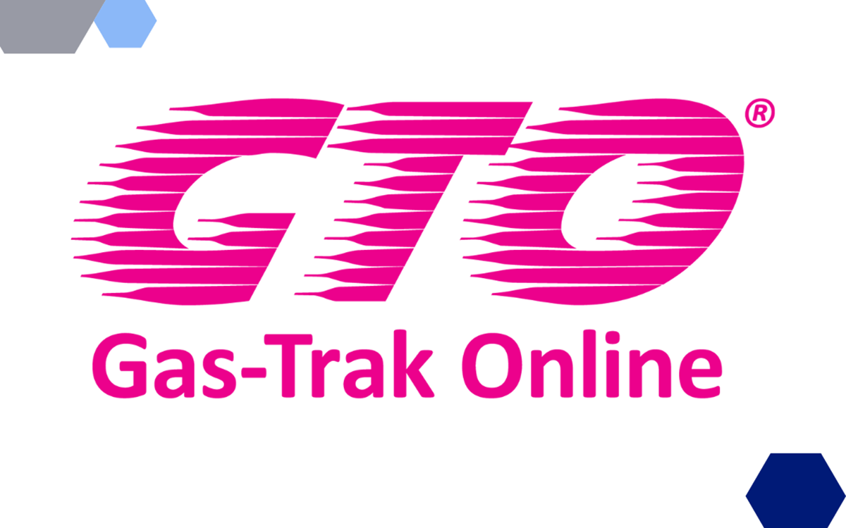 A logo in pink text on a white background
